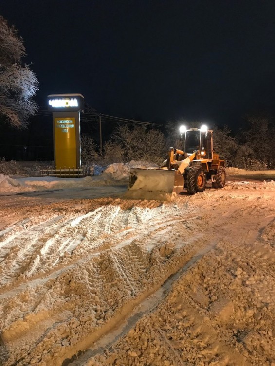Дорожные и коммунальные службы очищают дороги, улицы, дворы Раменского района от снега. фото 5