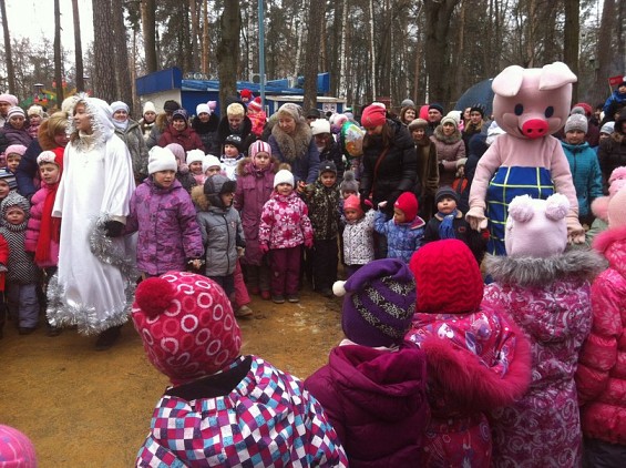 Народные гулянья в Раменском парке фото 4