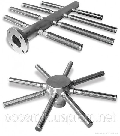 Нижние и верхние распределительные (НРУ, ВРУ) устройства для фильтров ФИПа, ФОВ, ко