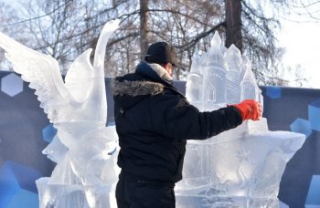 Ледяная скульптура жуковского автора победила на Всероссийском конкурсе