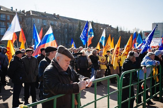 Митинг «В поддержку народа Украины» 9 марта 2014 года фото 2