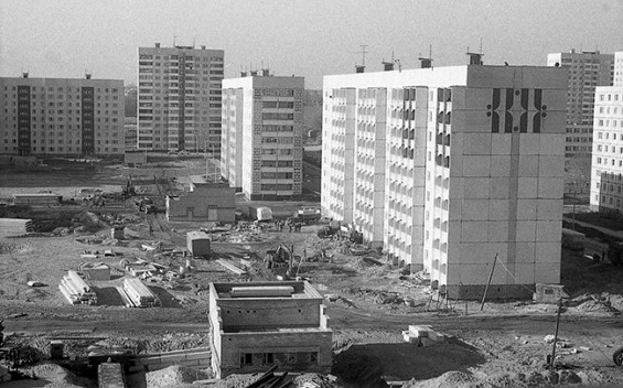 Угол дома Баженова, 13. Фото: Владимир Доброхотов, 1986 год.