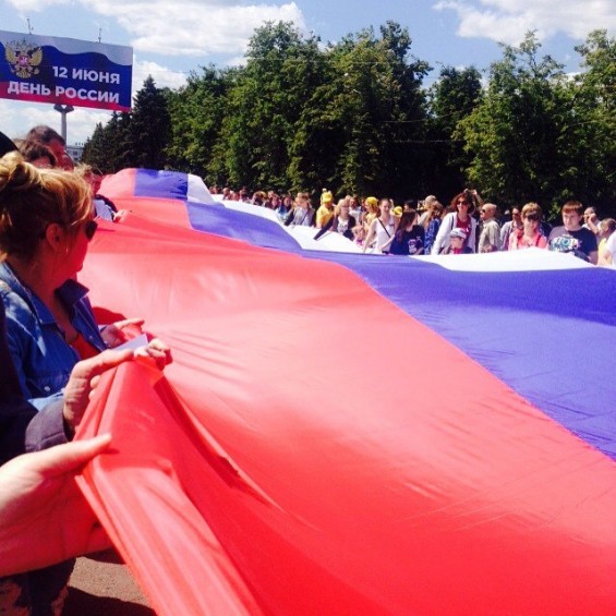 100 метровый флаг России фото 4