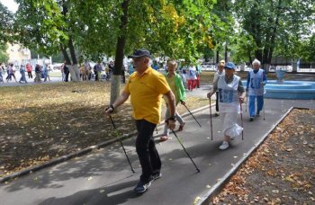 Открытый урок по скандинавской ходьбе прошел в Жуковском